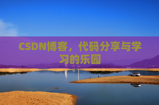 CSDN博客，代码分享与学习的乐园